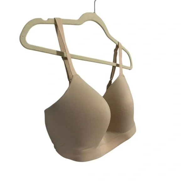 Soma Embliss Wireless Tan Full Coverage Bra with Adjustable Straps Size 38D - Picture 4 of 7